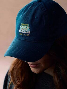 Rifle Paper Co Book Club Embroidered Hat NWT